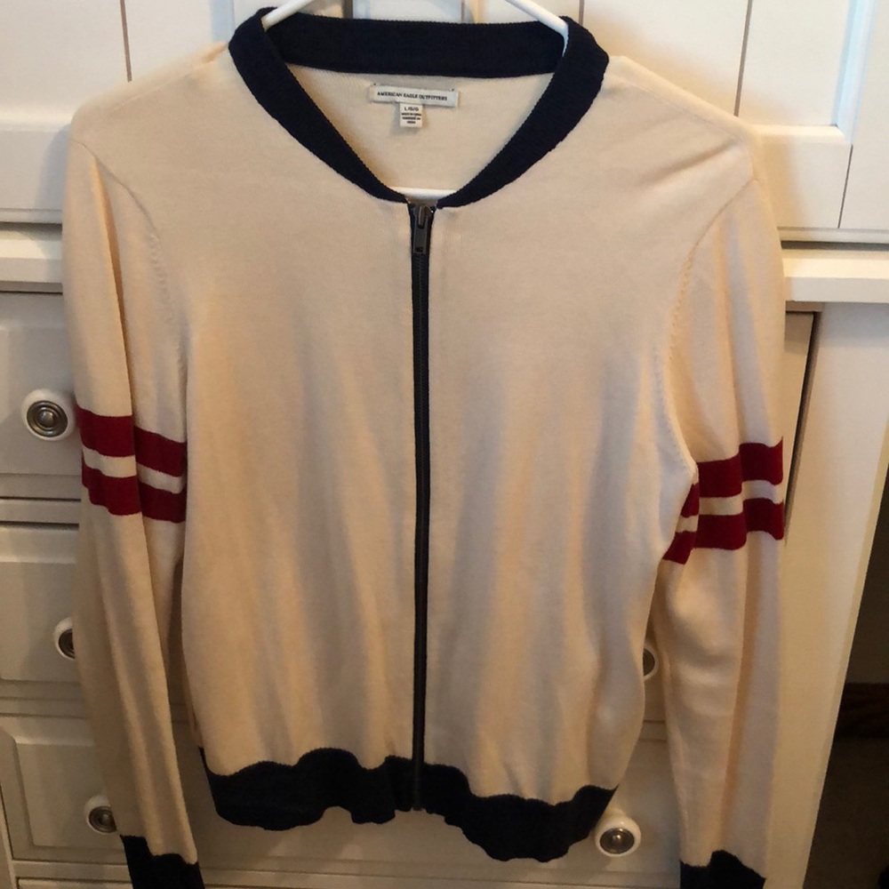 Zip-Up Sweater Jacket